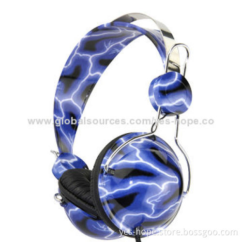 Colorful Music Headset for MP3 Players, with 20-20,000Hz Frequency Response Range